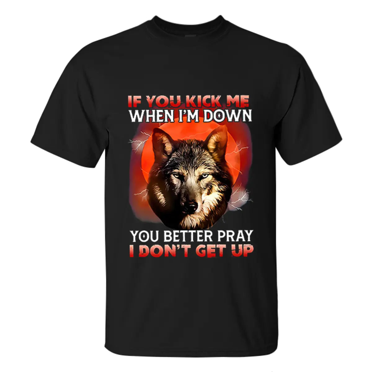 Viking If You Kick Me When I'm Down Printed Men's T-shirt