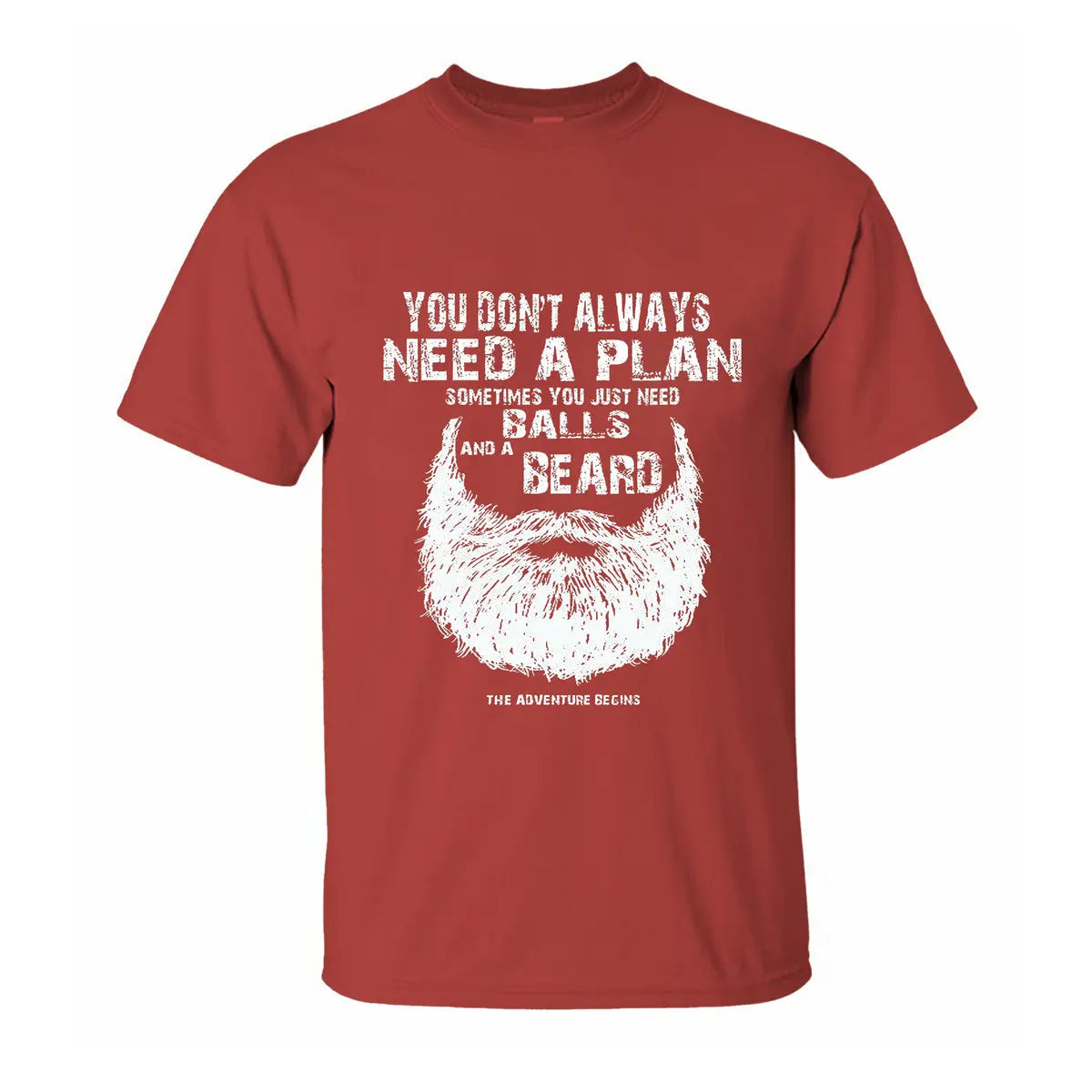 Viking You Don't Always Need A Plan Printed Men's T-shirt