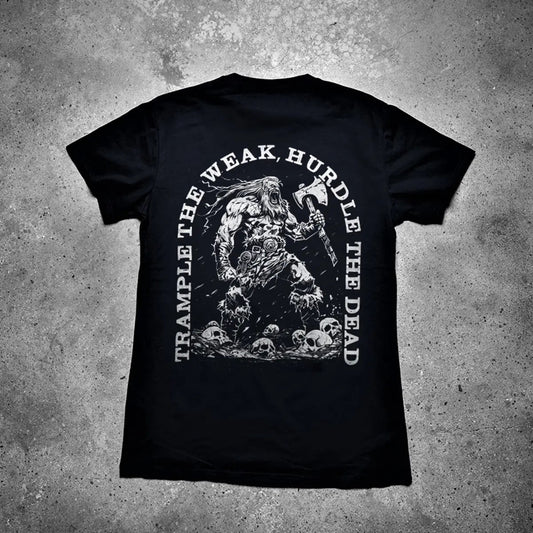 Trample The Weak, Hurdle The Dead Printed Men's T-shirt