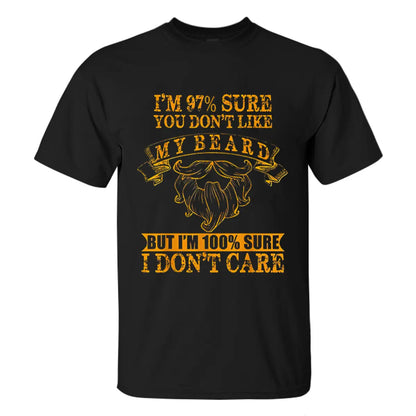 Viking I'm 97% Sure You Don't Like My Beard Printed Men's T-shirt