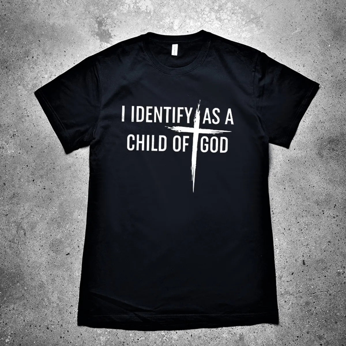 I Identify As A Child Of God Printed Men's T-shirt