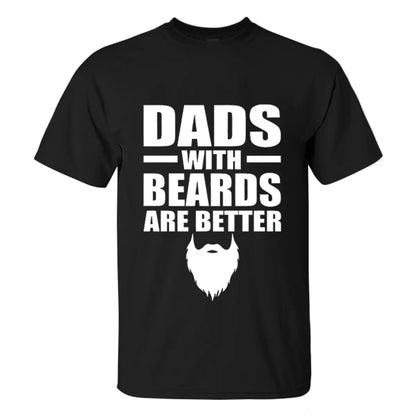 Viking Dads With Beards Are Better Printed Men's T-shirt