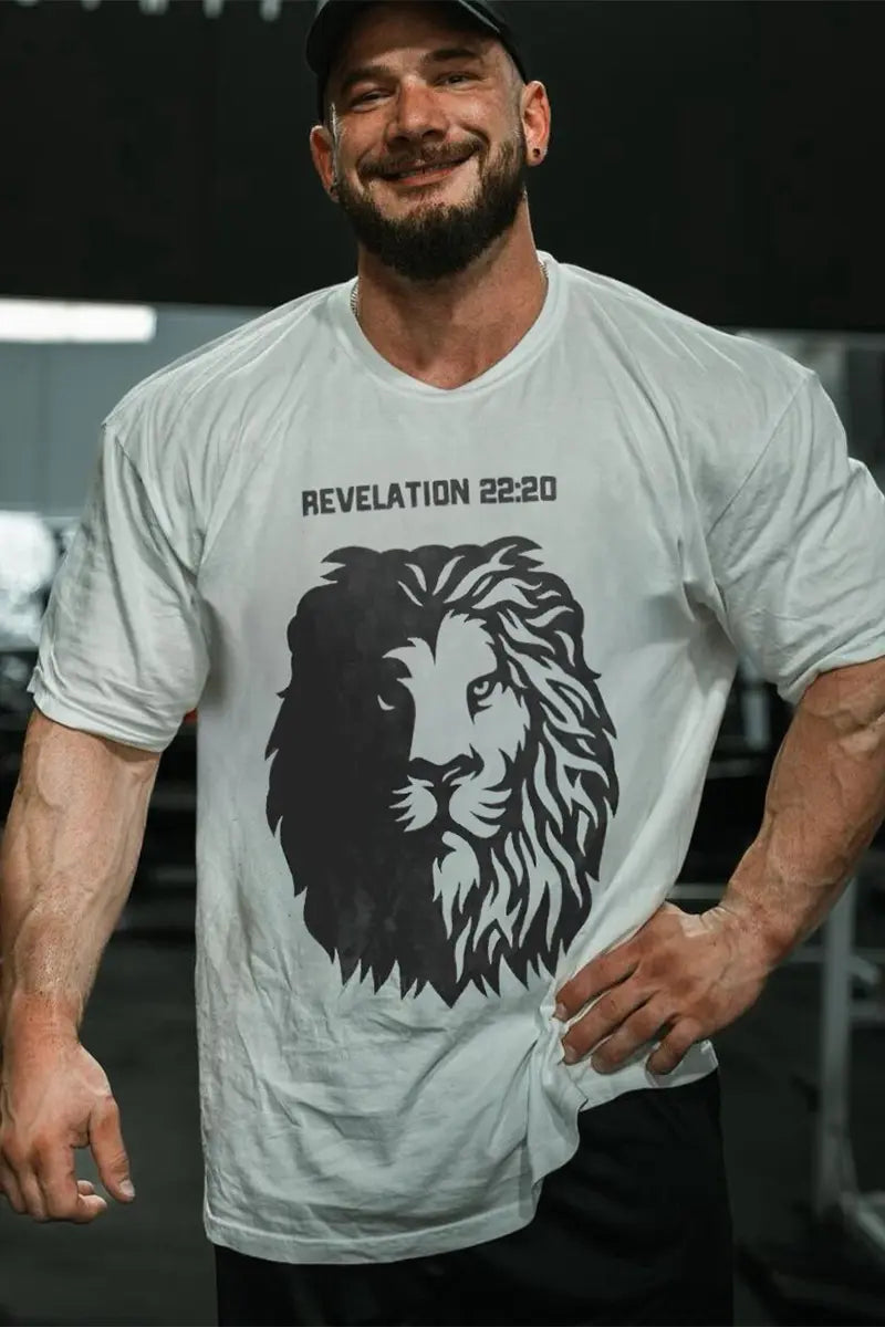 Revelation 22:20 Printed Men's T-shirt