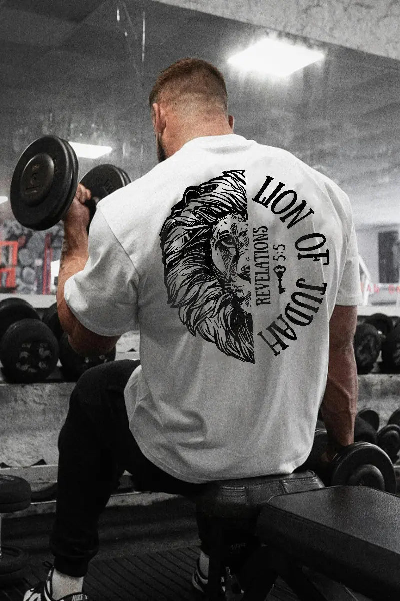 Lion Of Judah Printed Men's T-shirt