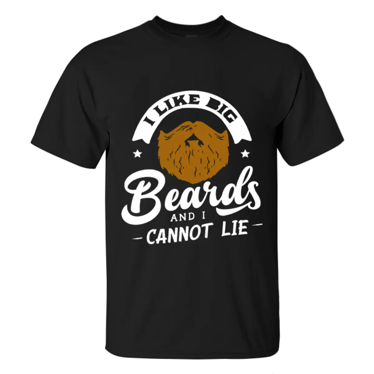 Viking I Like Big Beards And I Cannot Lie Printed Men's T-shirt