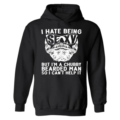 Viking I Hate Being Sexy Printed Men's Hoodie