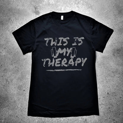 This Is My Therapy Printed Men's T-shirt