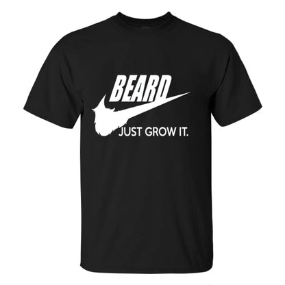 Viking Beard Just Grow It. Printed Men's T-shirt