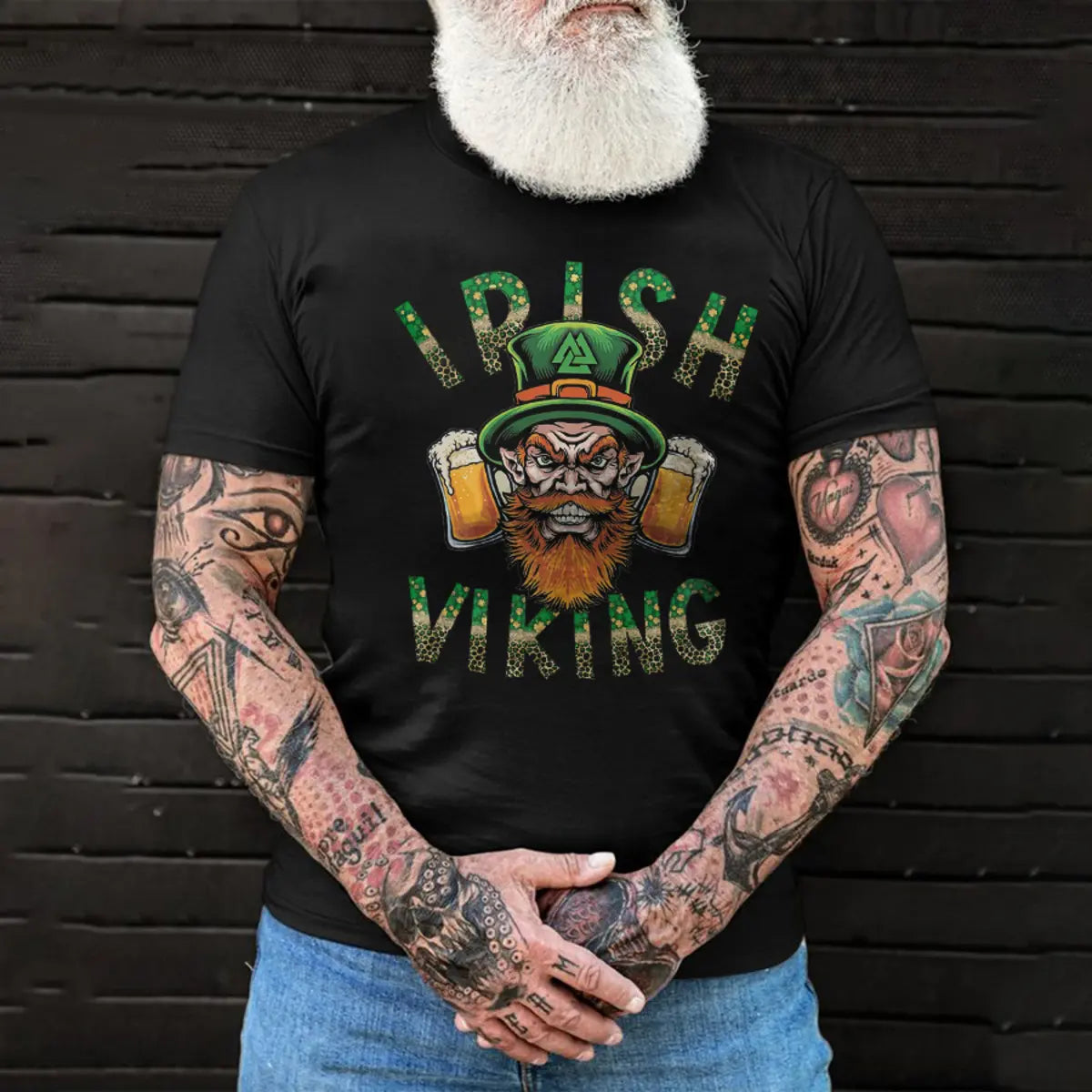 Viking Irish Viking Printed Men's T-shirt