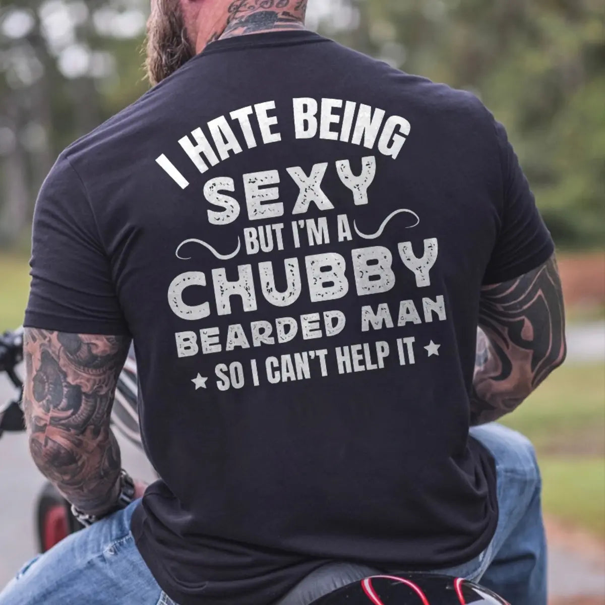 Viking I Hate Being Sexy Printed Men's T-shirt