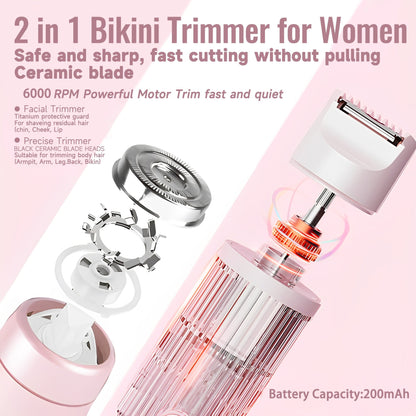 ✨2025 HOT SALE 49% OFF - Comfort 2 in 1 Electric Lady Shaver