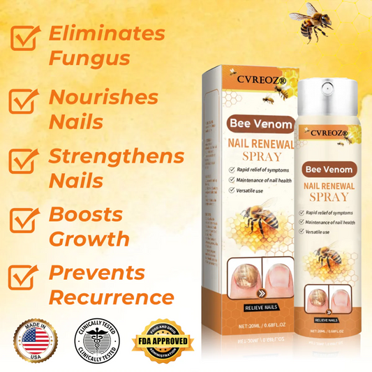 Cvreoz® Bee Venom Nail Renewal Spray - LIMITED-TIME OFFER | Bring out your best self-confidence!💕