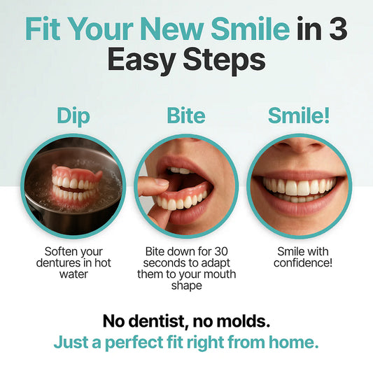 🦷Advanced Customized Full Denture Set🦷 (🔥10,000+ Sold In Last 30 Day)