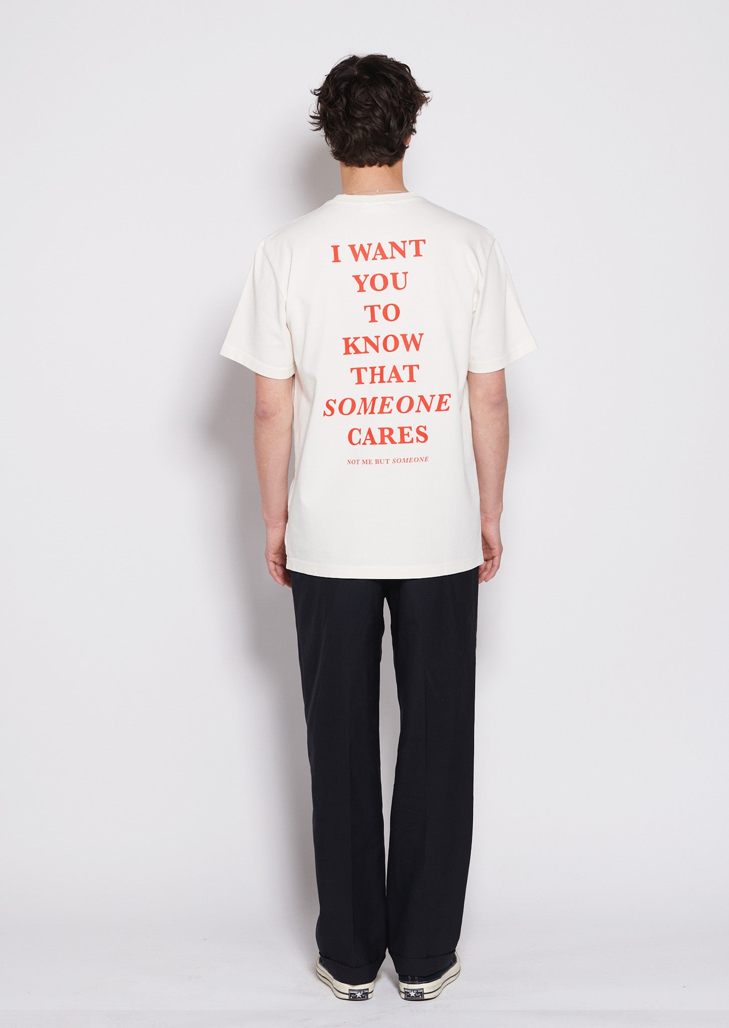 I Want You To Know That Someone Cares Printed Men's T-shirt