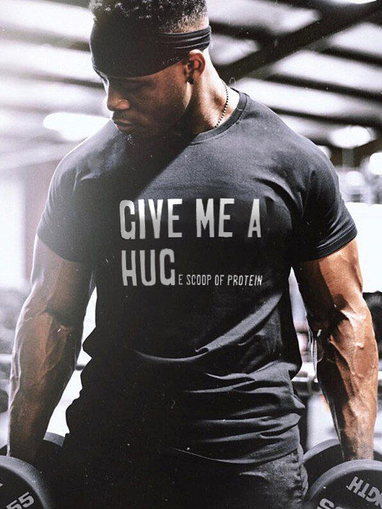 Give Me A Hug Printed Men's T-shirt