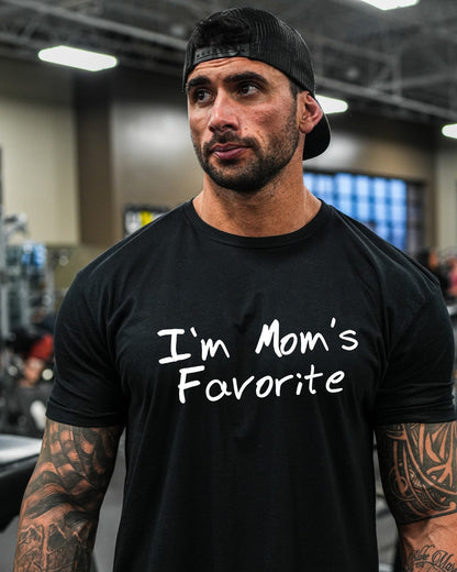 I'm Mom's Favorite Printed Men's T-shirt